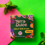 70% cacao con sabor a Menta 20 grs