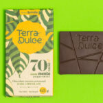 70% cacao con sabor a Menta 65 grs